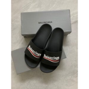 Balenciaga 巴黎世家 經典 字母可樂logo設計 男生拖鞋