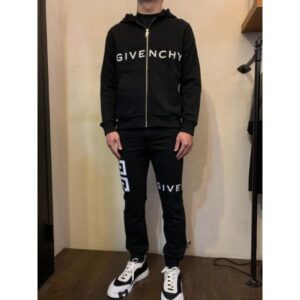 Givenchy 紀梵希 經典字母logo設計 青年款 連帽外套 縮口棉褲 套裝